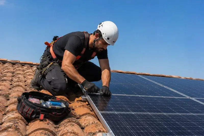 Maintenance et monitoring de panneaux solaires à Pelleport